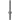 Bolt for exterior door hinge